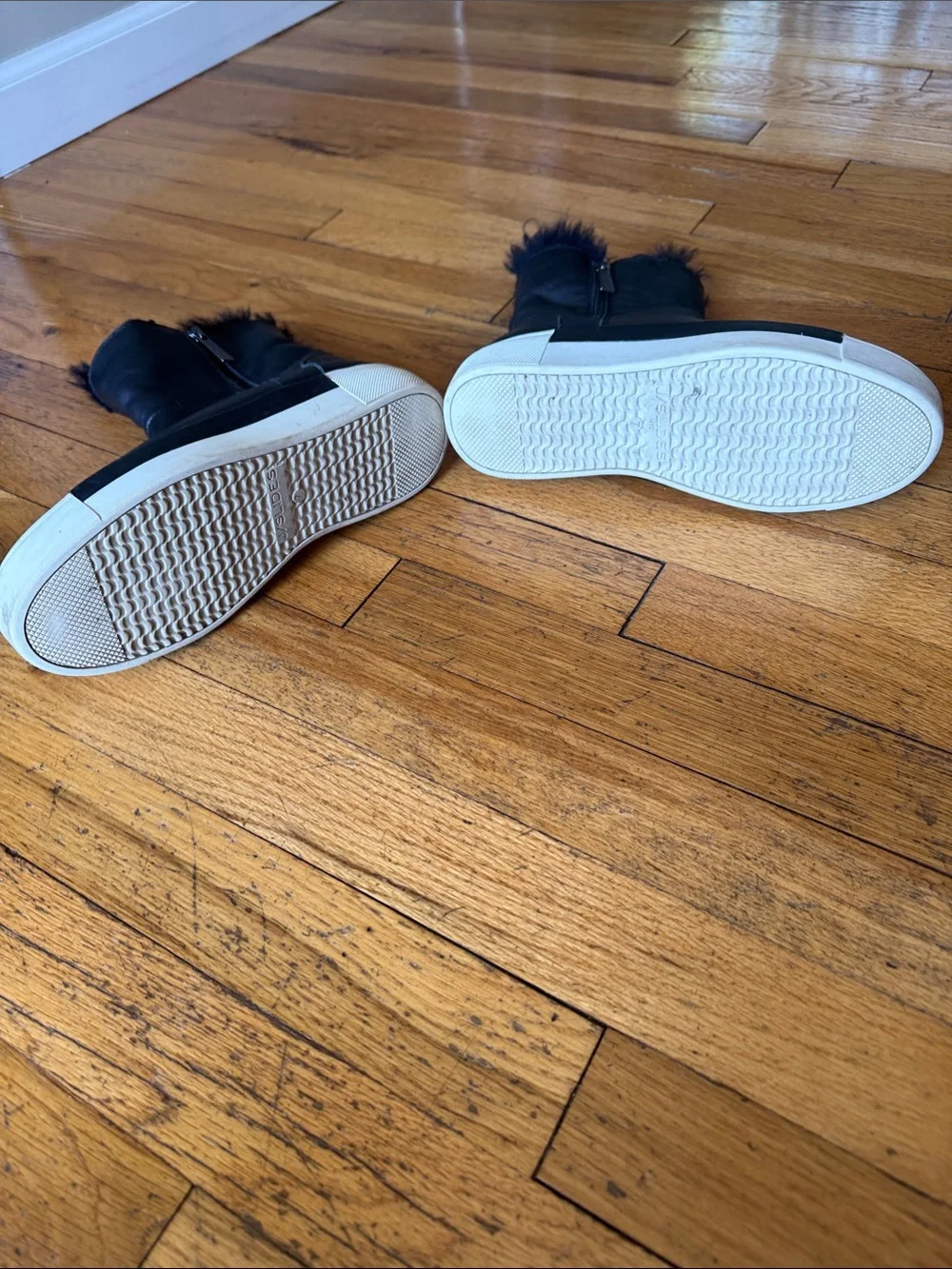 J Slides leather sneaker